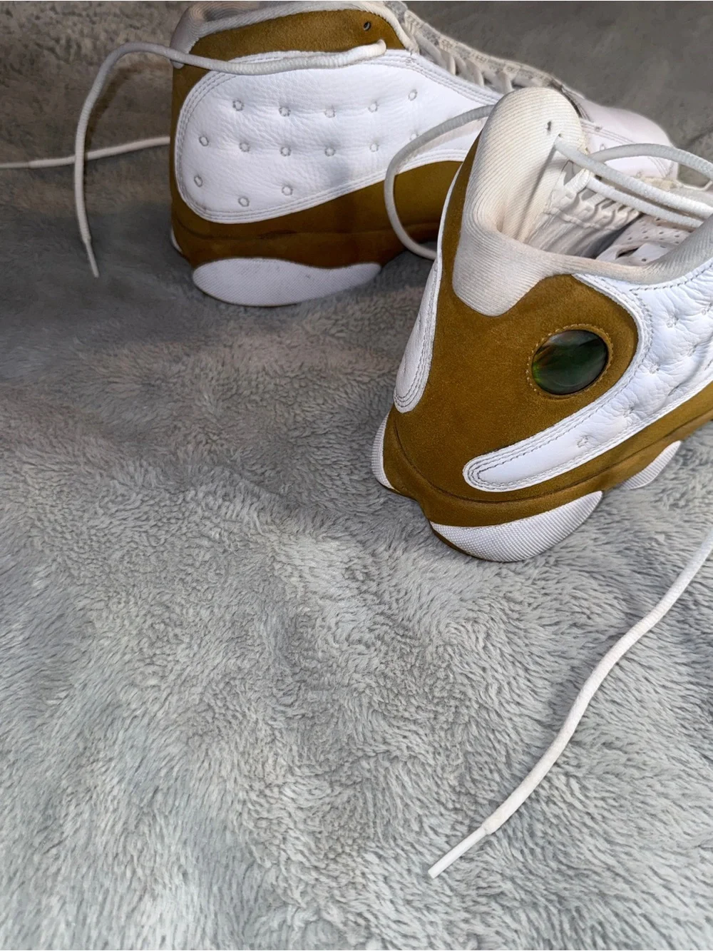 Nike Air Jordan 13 Retro White Wheat Men's Size 8 414571-171